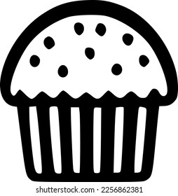vector illustration of cake shape