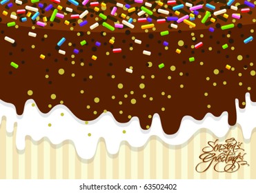 Vector Illustration of Cake Topping