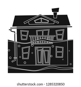 Vector illustration of calamity and crash logo. Set of calamity and disaster vector icon for stock.