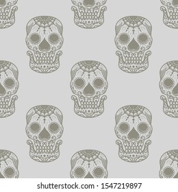 vector illustration of Calavera or sugar skull