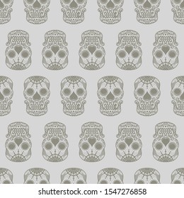 vector illustration of Calavera or sugar skull