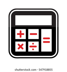 vector illustration for calculator