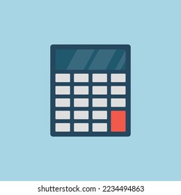 Vector illustration of calculator icon.