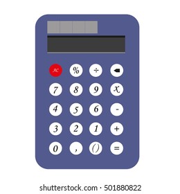 vector illustration of calculator icon