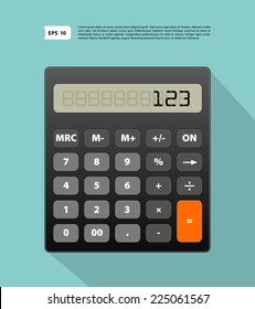 Vector illustration of Calculator image