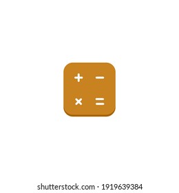 ilustración vectorial del icono del logotipo de la calculadora. es bueno para el logotipo de la aplicación o para el negocio de iconos de finanzas.