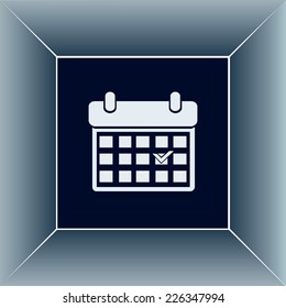 Vector illustration of calendar 