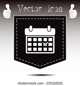 Vector illustration of calendar 
