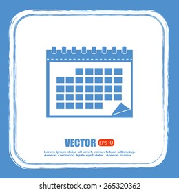 Vector illustration of calendar 