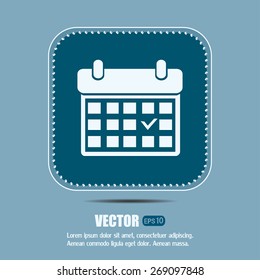 Vector illustration of calendar 