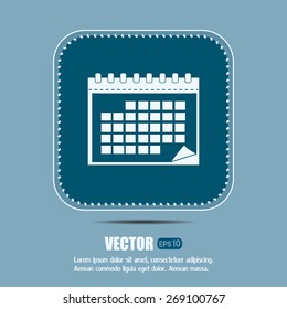 Vector illustration of calendar 