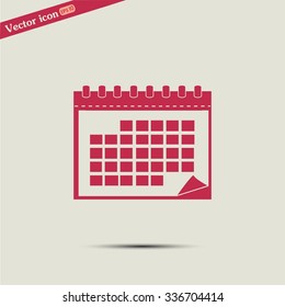 Vector illustration of calendar 