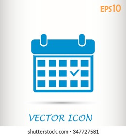 Vector illustration of calendar 
