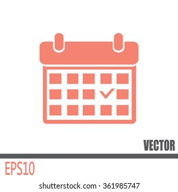 Vector illustration of calendar 