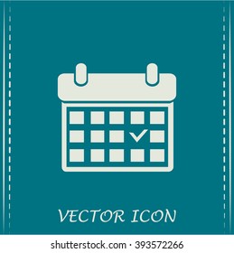 Vector illustration of calendar 