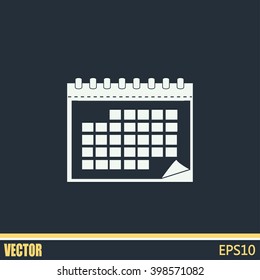 Vector illustration of calendar 