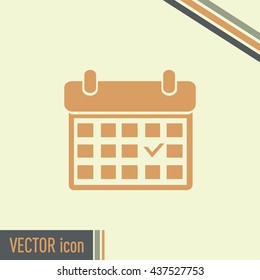Vector illustration of calendar 