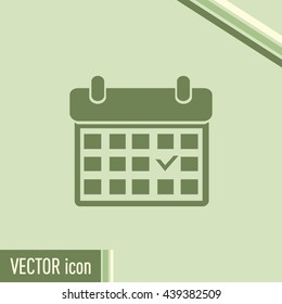 Vector illustration of calendar 