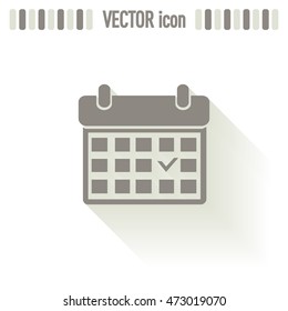 Vector Illustration Calendar Stock Vector (Royalty Free) 473019070 ...