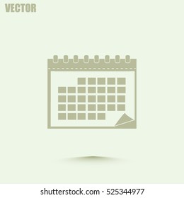Vector illustration of calendar 