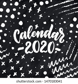 Vector illustration of calendar cover. For print notebooks, daily planner for companies and private use. Organizer and Schedule, diary, planner cover page template. Vector