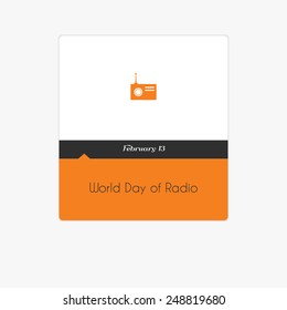 Vector illustration of Calendar date on a white background