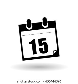 Vector illustration of Calendar, editable icon