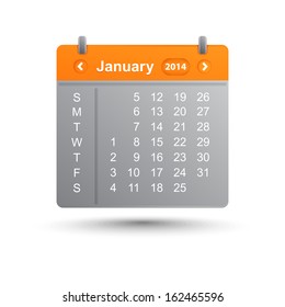 Vector illustration of calendar icon
