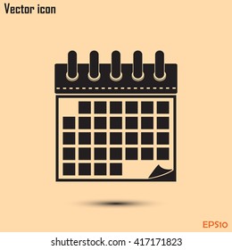 Vector illustration of calendar icon