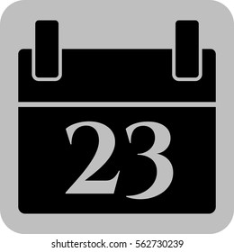 Ilustración de vectores con el icono de calendario
