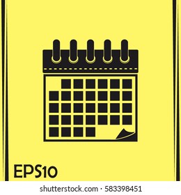 Vector illustration of calendar icon
