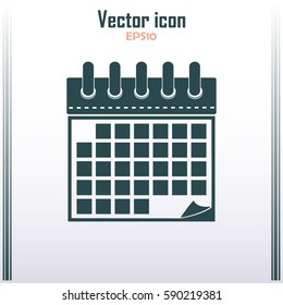 Vector illustration of calendar icon