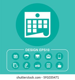 Vector Illustration Calendar Icon