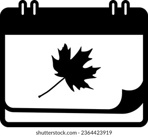 ilustración vectorial de un calendario en un fondo transparente