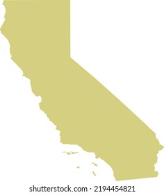 Vector Illustration of California map