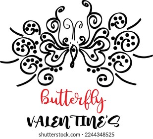 vector illustration caligraphic valentines day. handwriting. and