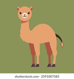 Vector illustration of camel animal
