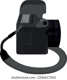 Vector illustration of a camera