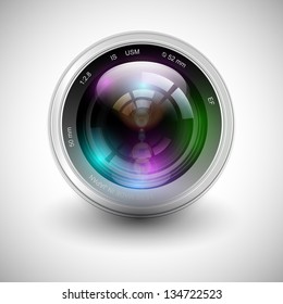 Vector illustration of a camera icon