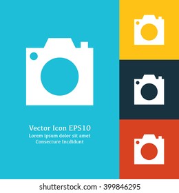 Vector illustration of camera icon