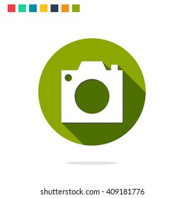 Vector illustration of camera icon