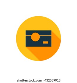 Vector illustration of camera icon