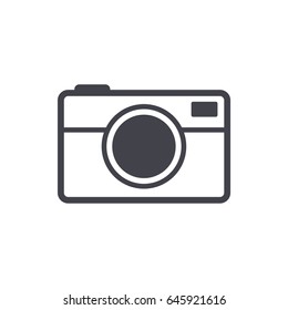 Vector Illustration of a camera. Photography.