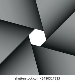 Vector illustration of Camera shutter background