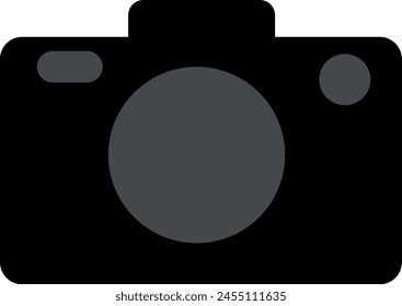Vector illustration of A Camera Silhouette 
