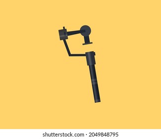 vector illustration of a camera stabilizer