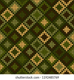 Vector illustration of camouflage seamless pattern, creative repeating line of texture for printing, wrapping, wallpaper, fabric, and textile.