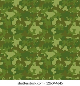 Vector illustration of camouflage seamless pattern