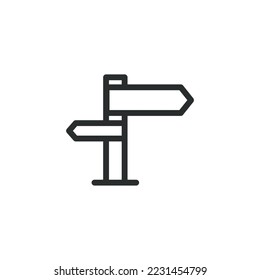 Vector illustration of camping event line icon