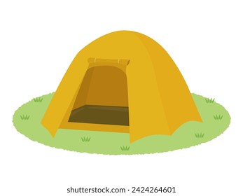 Vector illustration of camping tent